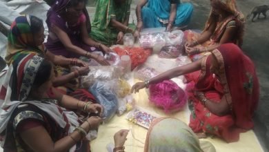 साग भाजी व फल फूल के रेशे से किसान स्कूल में बन रहीं हर्बल राखियां, लोगों को खूब पसंद आने लगी हर्बल राखियां चौथा स्तंभ || Console Corptech