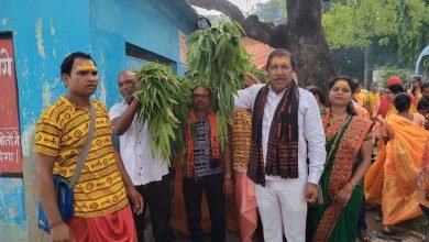 चांपा से पीथमपुर तक निकली विशाल कांवर यात्रा, पूर्व नपाध्यक्ष राजेश अग्रवाल ने पूजा अर्चना कर किया यात्रा को रवाना चौथा स्तंभ || Console Corptech