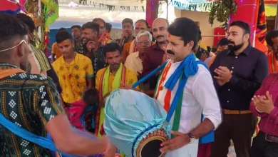 चांपा के राम सप्ताह में इंजी. रवि पाण्डेय ने मांदर में ऐसा थाप लगाया कि भक्त झुमने हुए मजबूर चौथा स्तंभ || Console Corptech