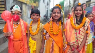 महिला समिति द्वारा बजे गाजे के साथ श्री रामलला की निकाली गई भव्य झांकी चौथा स्तंभ || Console Corptech