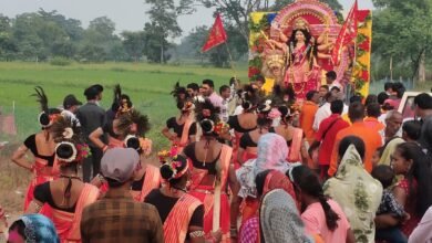 सुखरीकला में भव्य करमा नृत्य के साथ मां जगदम्बा को दी गई विदाई चौथा स्तंभ || Console Corptech