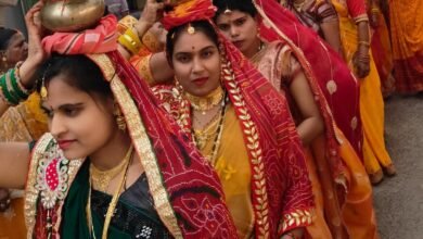 जांजगीर में भगत चौक से देवी दाई मंदिर तक निकली भव्य कलश यात्रा, मनमोहक झांकी स्थापना के साथ प्रारंभ हुआ अखण्ड राम नाम सप्ताह यज्ञ चौथा स्तंभ || Console Corptech