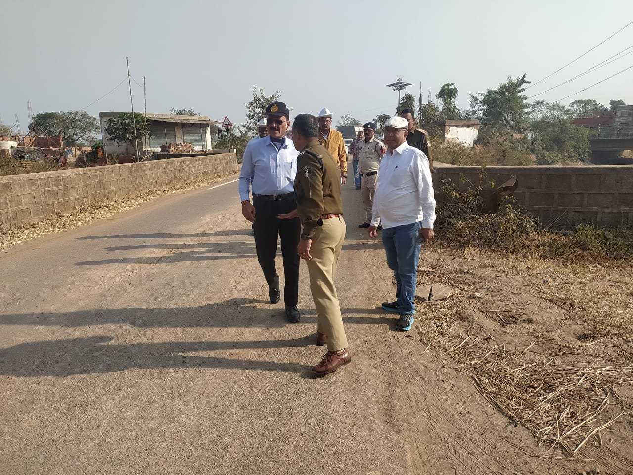 सुकली चौक में भीषण हादसे के शिकार हुए पांच लोगों से जागा प्रशासन, AIG ने दुर्घटना स्थल का किया निरीक्षण चौथा स्तंभ || Console Corptech