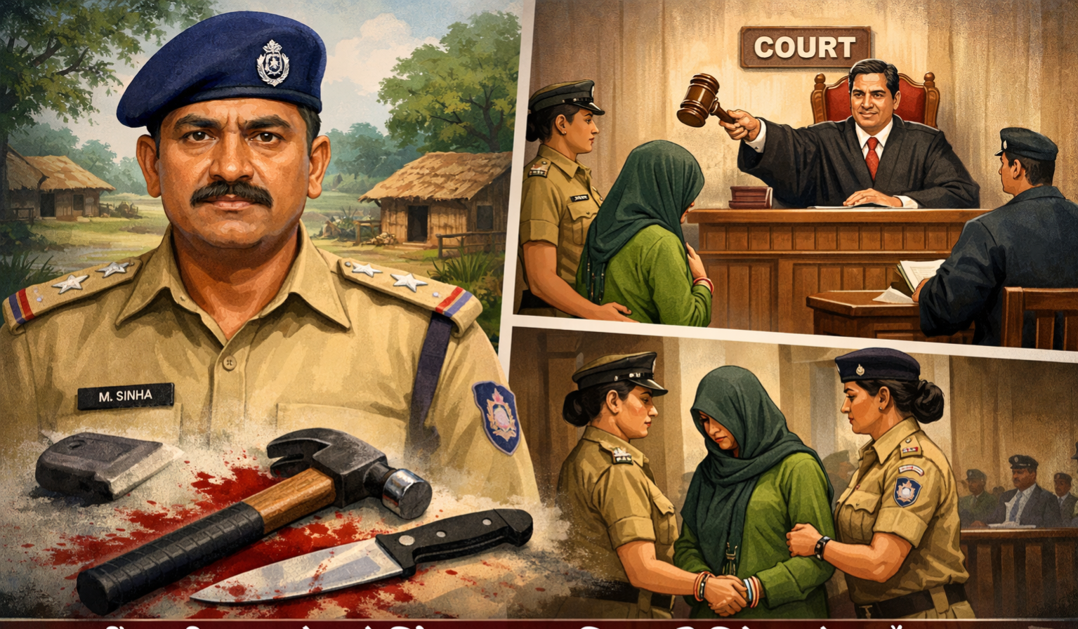 हत्या की गुत्थी सुलझाने वाले निरीक्षक मनोहर सिन्हा की विवेचना रंग लाई, पत्नी को आजीवन कारावास चौथा स्तंभ || Console Corptech