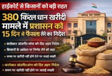 हाईकोर्ट ने 380 क्विंटल धान खरीदी मामले में कलेक्टर को दिए 15 दिन में फैसला लेने का निर्देश चौथा स्तंभ || Console Corptech