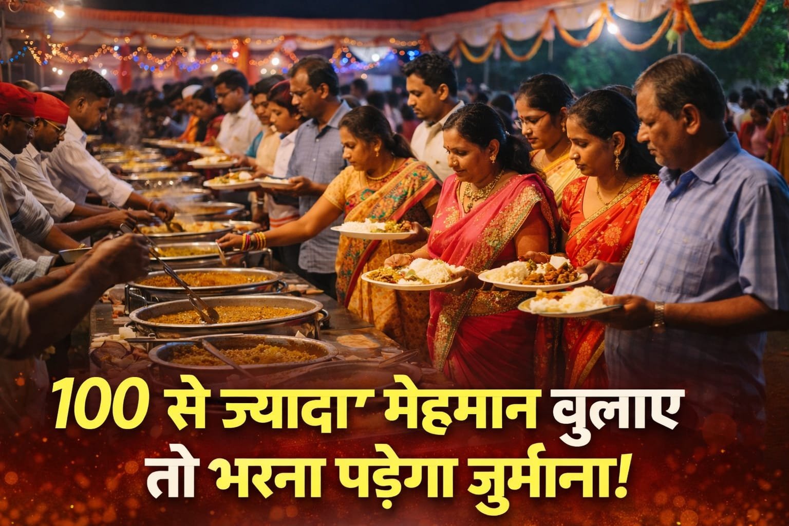 100 से ज्यादा मेहमान बुलाए तो भरना पड़ेगा जुर्माना! छत्तीसगढ़ में 1 अप्रैल से लागू होगा नया नियम! 1 100 से ज्यादा मेहमान बुलाए तो भरना पड़ेगा जुर्माना! छत्तीसगढ़ में 1 अप्रैल से लागू होगा नया नियम! चौथा स्तंभ || Console Corptech