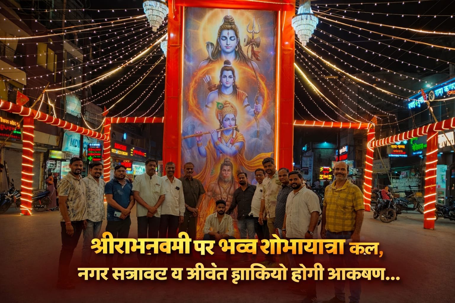 श्रीरामनवमी पर भव्य शोभायात्रा कल, नगर सजावट व जीवंत झांकियां होंगी आकर्षण … 1 श्रीरामनवमी पर भव्य शोभायात्रा कल, नगर सजावट व जीवंत झांकियां होंगी आकर्षण … चौथा स्तंभ || Console Corptech