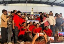 डीबी वेंचर्स कप रात्रिकालीन टेनिस बॉल क्रिकेट प्रतियोगिता में कैशलेस चिकित्सा सेवा कल्याण कर्मचारी संघ ने खिताब अपने नाम किया चौथा स्तंभ || Console Corptech