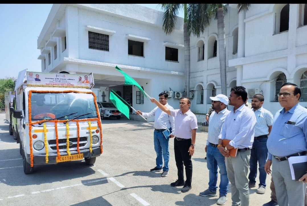 विकसित कृषि संकल्प अभियान के लिए जागरूकता रथ रवाना चौथा स्तंभ || Console Corptech