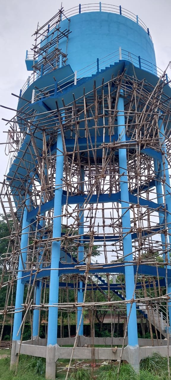 पानी टंकी का निर्माण प्रगति पर, पूर्ण होने पर दूर होगी पेयजल समस्या चौथा स्तंभ || Kshititech
