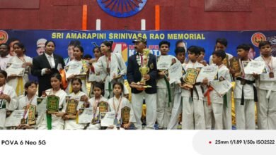 राष्ट्रीय कराटे चैंपियनशिप में चांपा के खिलाड़ियों का जलवा, 18 प्रतिभाओं ने जीतकर बढ़ाया नगर और प्रदेश का मान चौथा स्तंभ || Kshititech