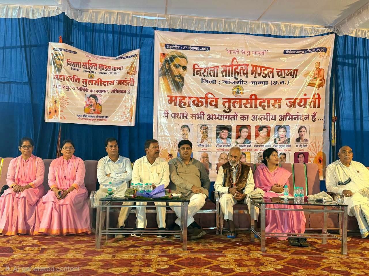 निराला साहित्य मंडल ने मनाई महाकवि तुलसीदास जयंती, ईश-भक्ति सिर्फ धनवान होने से नहीं, पूर्वजन्म के संस्कारों से प्राप्त होती है-पूज्या दीदी सविता गोस्वामी चौथा स्तंभ || Kshititech
