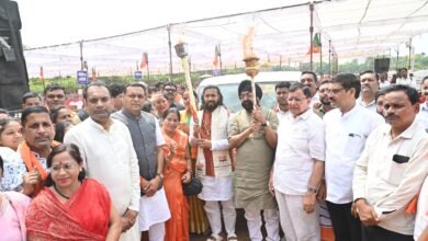 मशाल के साथ निकली ‘सेवा ज्योति, जांजगीर ने लिया 2047 तक विकसित भारत बनाने का संकल्प चौथा स्तंभ || Kshititech