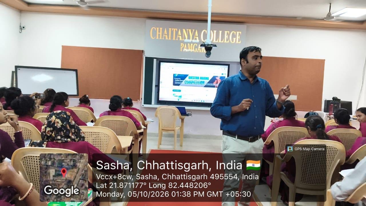 चैतन्य कॉलेज में इंटर-स्टेट क्वेश्चन मेकिंग प्रतियोगिता एवं जीवन कौशल पर कार्यशाला आयोजित चौथा स्तंभ || Kshititech