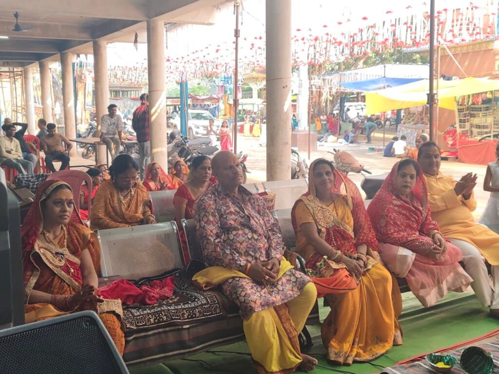 खोखरा मां मनकादाई मंदिर में नवरात्रि पर्व का शुभारंभ, पहले दिन से गूंजेगी देवी भागवत कथा की अमृतधारा चौथा स्तंभ || Kshititech