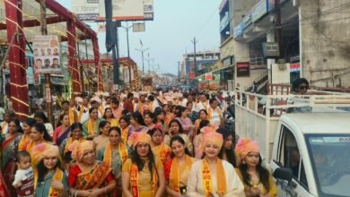चांपा में धूमधाम से निकली महाराजा अग्रसेन जयंती की भव्य शोभायात्रा, गाजे-बाजे और कर्मा नृत्य ने बांधा समां चौथा स्तंभ || Kshititech