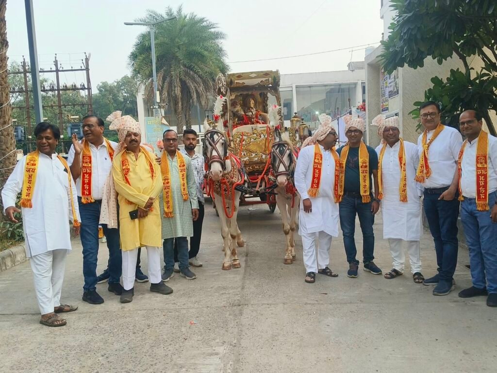 चांपा में धूमधाम से निकली महाराजा अग्रसेन जयंती की भव्य शोभायात्रा, गाजे-बाजे और कर्मा नृत्य ने बांधा समां चौथा स्तंभ || Kshititech