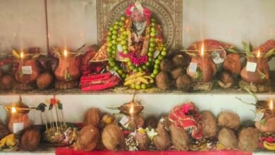 खपरी टांडपारा के मां शाकंभरी एवं शीतला माता मंदिर में हो रही विशेष पूजा चौथा स्तंभ || Kshititech