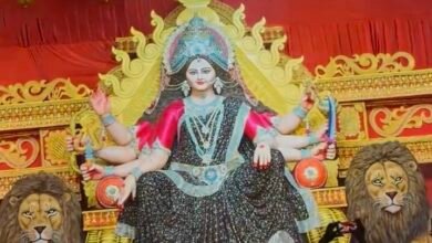 चांपा में विराजीं महारानी मां दुर्गा, टेराकोटा थीम का भव्य पंडाल बना आकर्षण का केंद्र चौथा स्तंभ || Kshititech